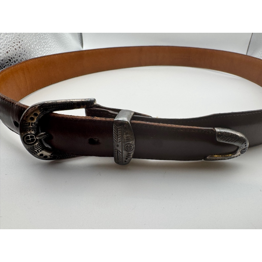 Cole-Haan Brown Leather Belt Size 32/80